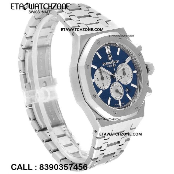 audemars-piguet-royal-oak-chronograph-stainless-steel-blue-dial-watch