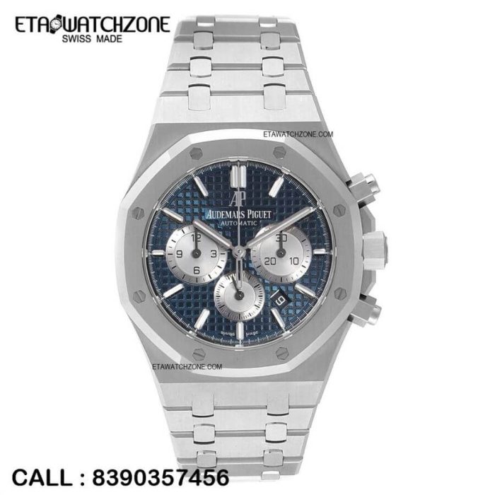 audemars-piguet-royal-oak-chronograph-stainless-steel-blue-dial-watch