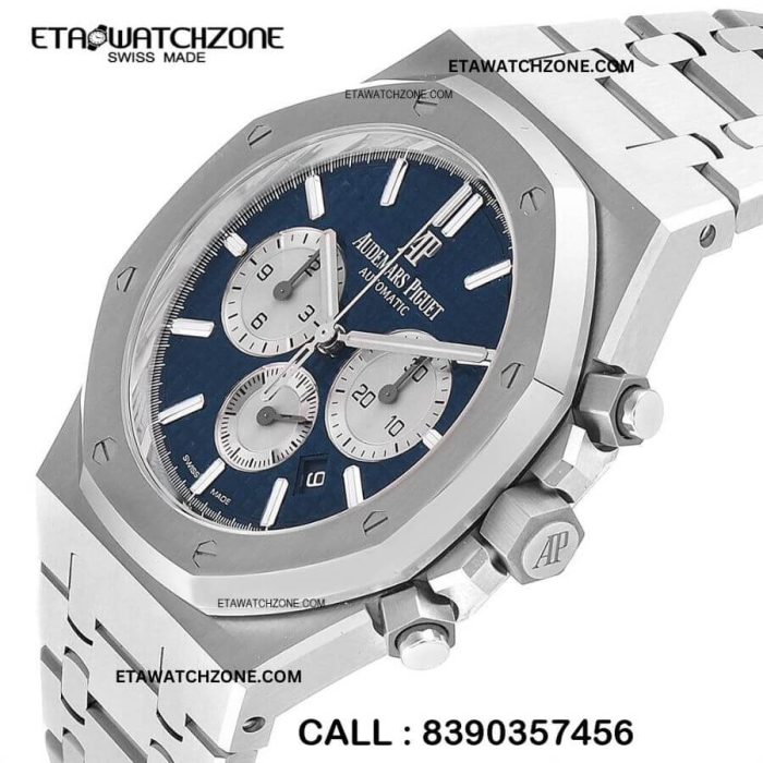 audemars-piguet-royal-oak-chronograph-stainless-steel-blue-dial-watch