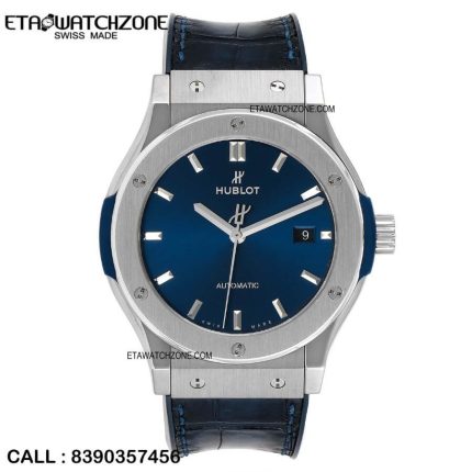 hublot-classic-fusion-blue-dial-steel-bezel-ETA-watch