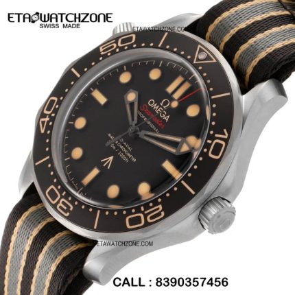 omega-seamaster-007-no-time-no-die-with-nato-strap-ETA-watch