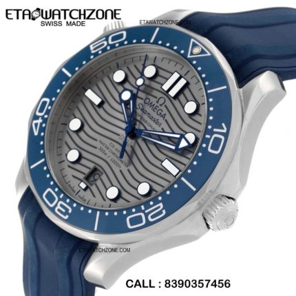 omega-seamaster-diver-blue-strap-watch