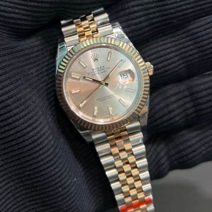 rolex-date-just-dual-tone-rosegold-men-watch