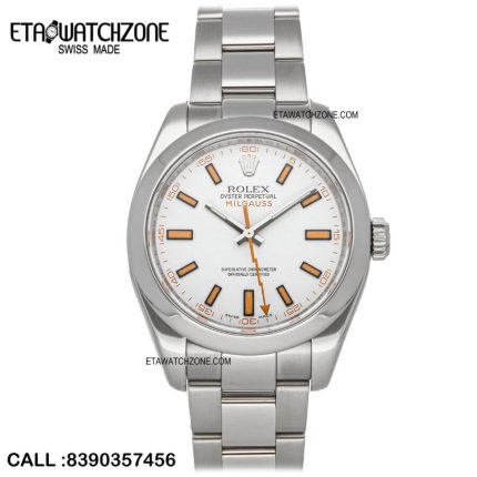 rolex-milgauss-white-dial-steel-watch