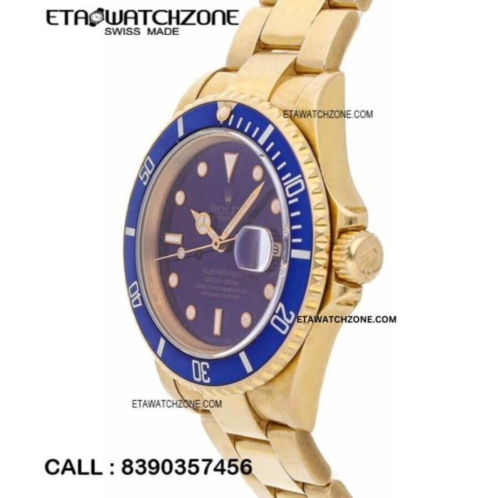 rolex-submariner-blue-dial-gold-watch