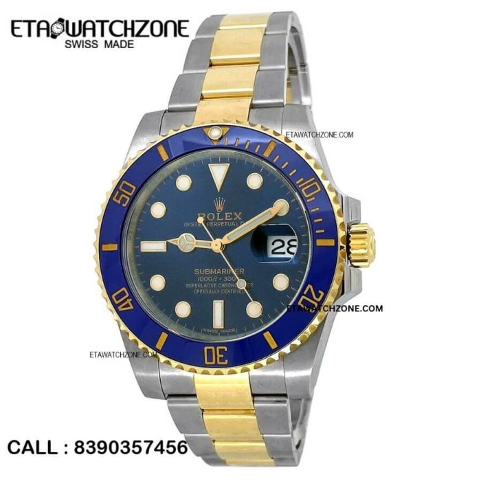 rolex-submariner-dual-tone-blue-dial-watch