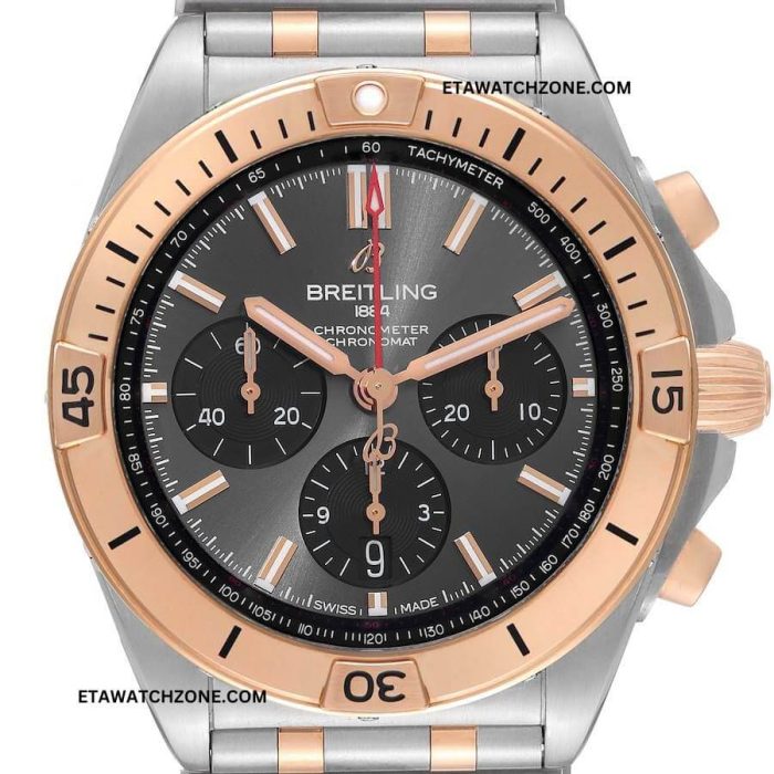 breitling-chronomat-steel-rose-gold-grey-dial-mens-watch