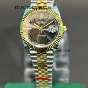 rolex-date-just-dual-tone-romen-men-watch