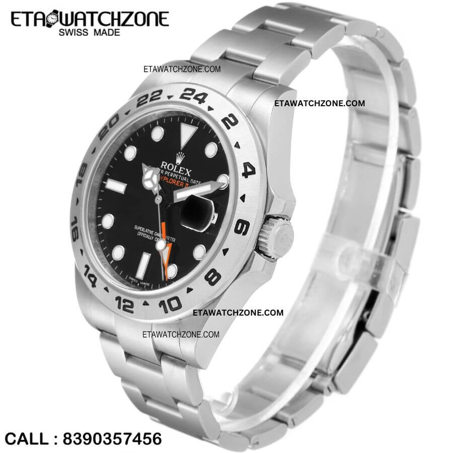 rolex-explorer-II-black-dial-watch