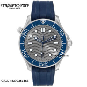 omega-seamaster-diver-blue-strap-watch